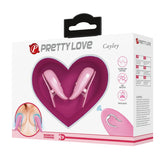 Patyla Wireless Remote Control Nipple Clamps - 10 Vibration Modes, Silent, Waterproof